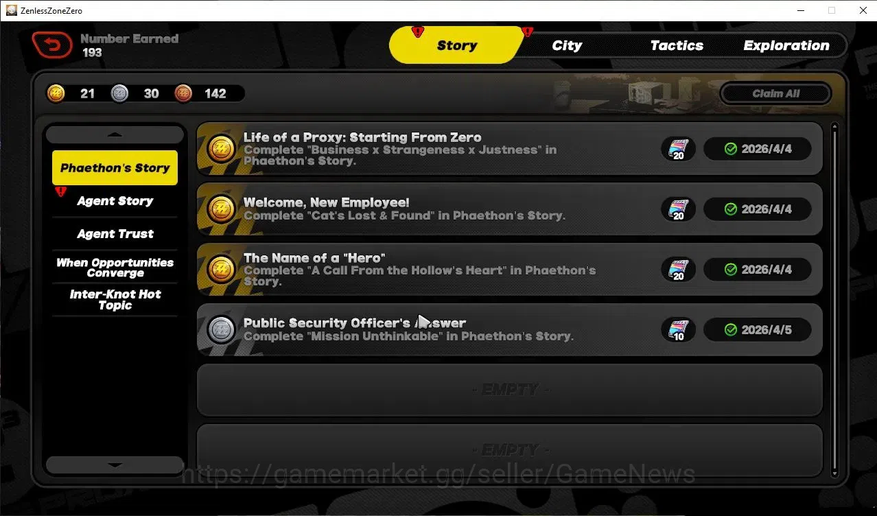 Zenless Zone Zero Accounts ASIA|IK 50|S1 Ch3|104 EMT|3 Limited[Promeia+Sign,N image 15
