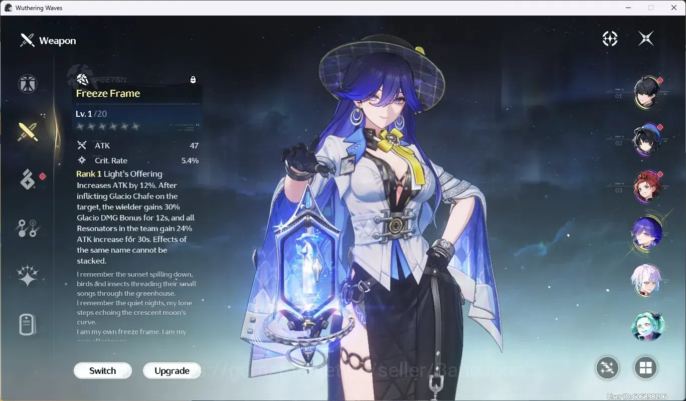 Wuthering Waves Accounts EU|UL 49|Rank 5|2 Char Limited [Lucilla,Lucy R6]+S image 4