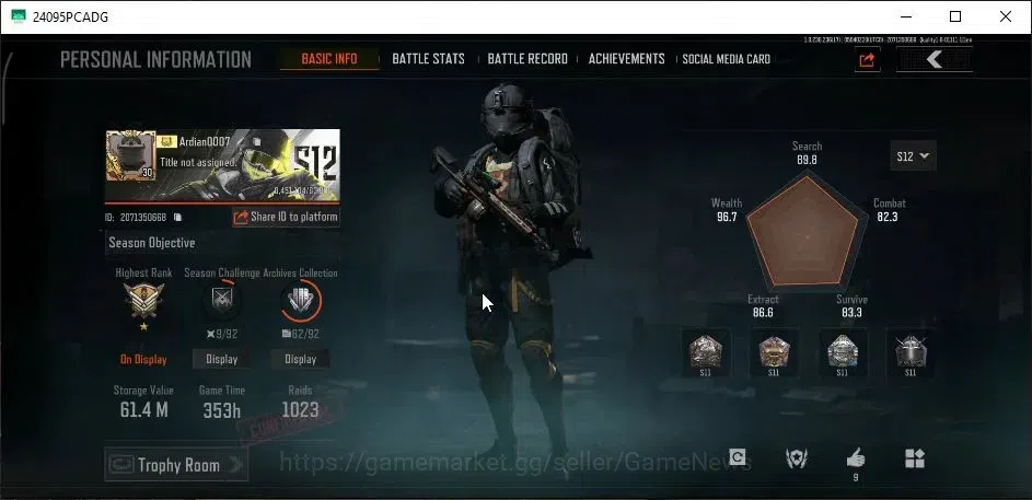 Arena Breakout Accounts MOBILE Lv30|SV 61M|CV 30M| 2 Utopia | Machete Batt image 2