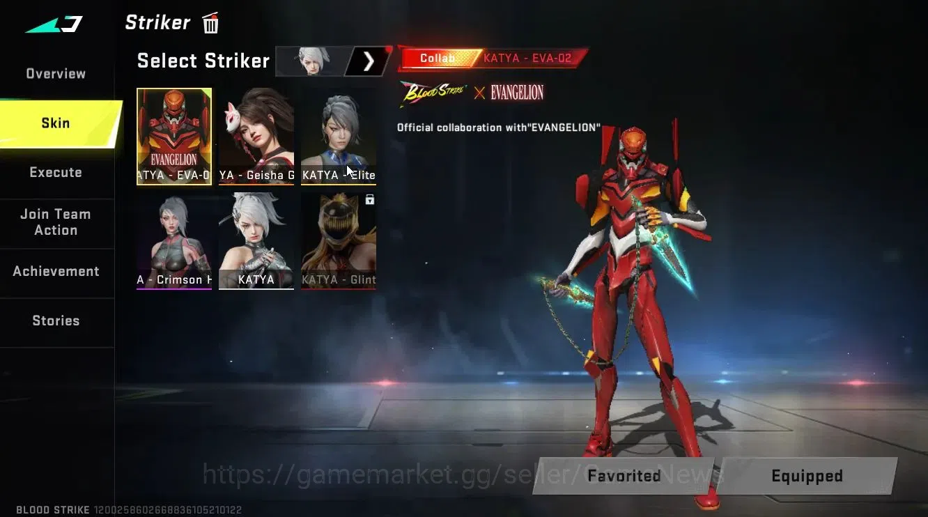 Blood Strike Accounts Asia|5 ETERNAL[RAN-Rave,Melee CHAINBLADE,MP5-Lv6,K image 3