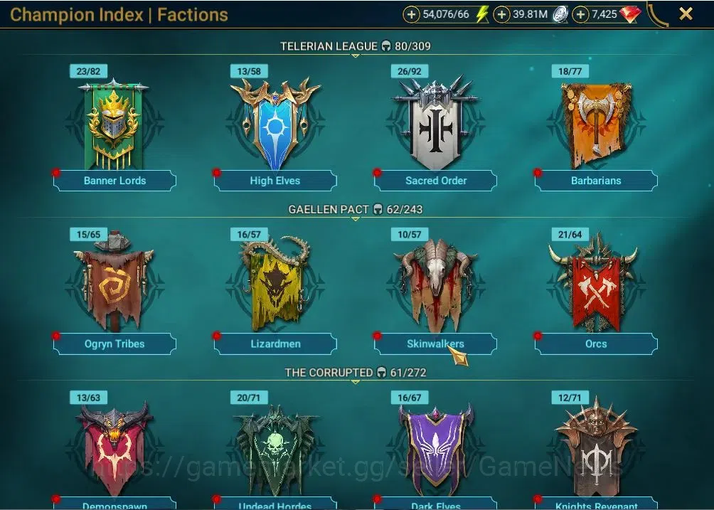 Raid: Shadow Legends Accounts Lv 17|521K Power|18 Legend(Artak,Michelangelo,Trua image 12