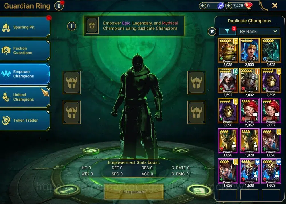 Raid: Shadow Legends Accounts Lv 17|521K Power|18 Legend(Artak,Michelangelo,Trua image 16