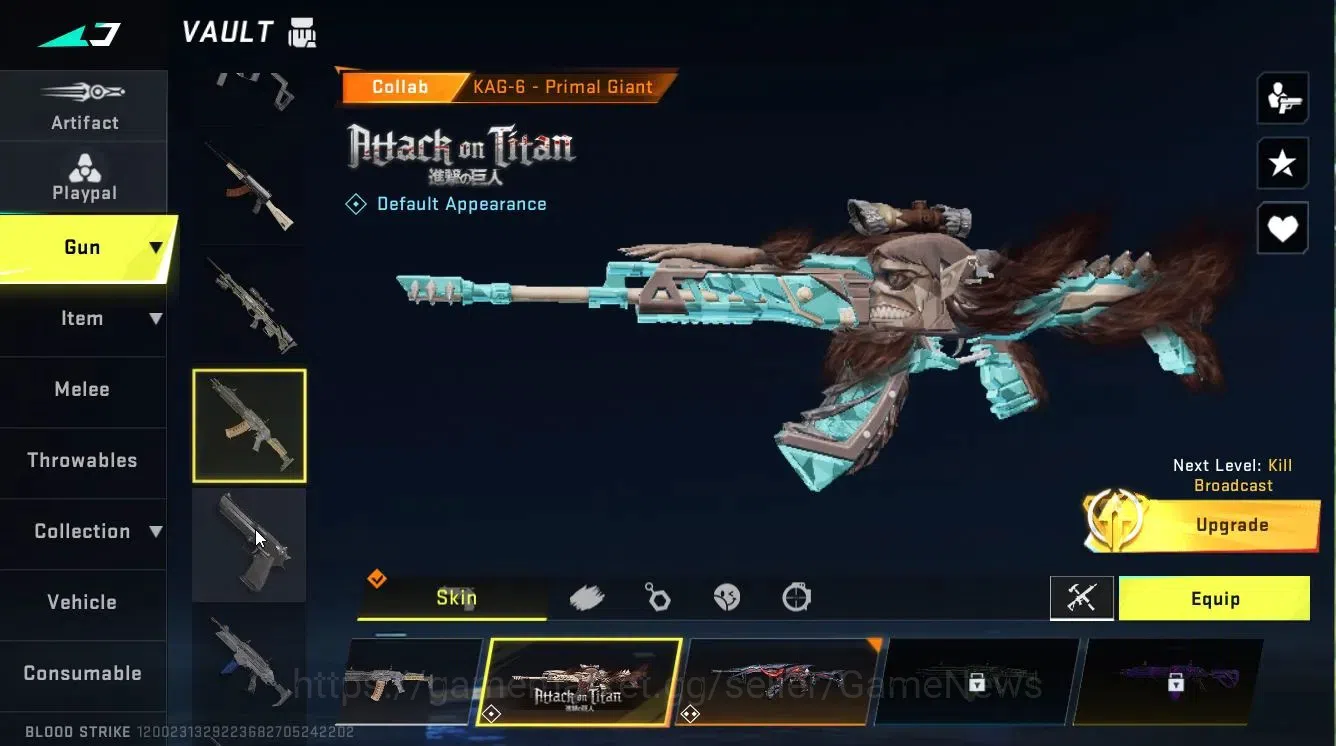 Blood Strike Accounts ASIA|Melee TALON Knife+ULTRA[NOVA,JET,KAG6,Vector, image 10
