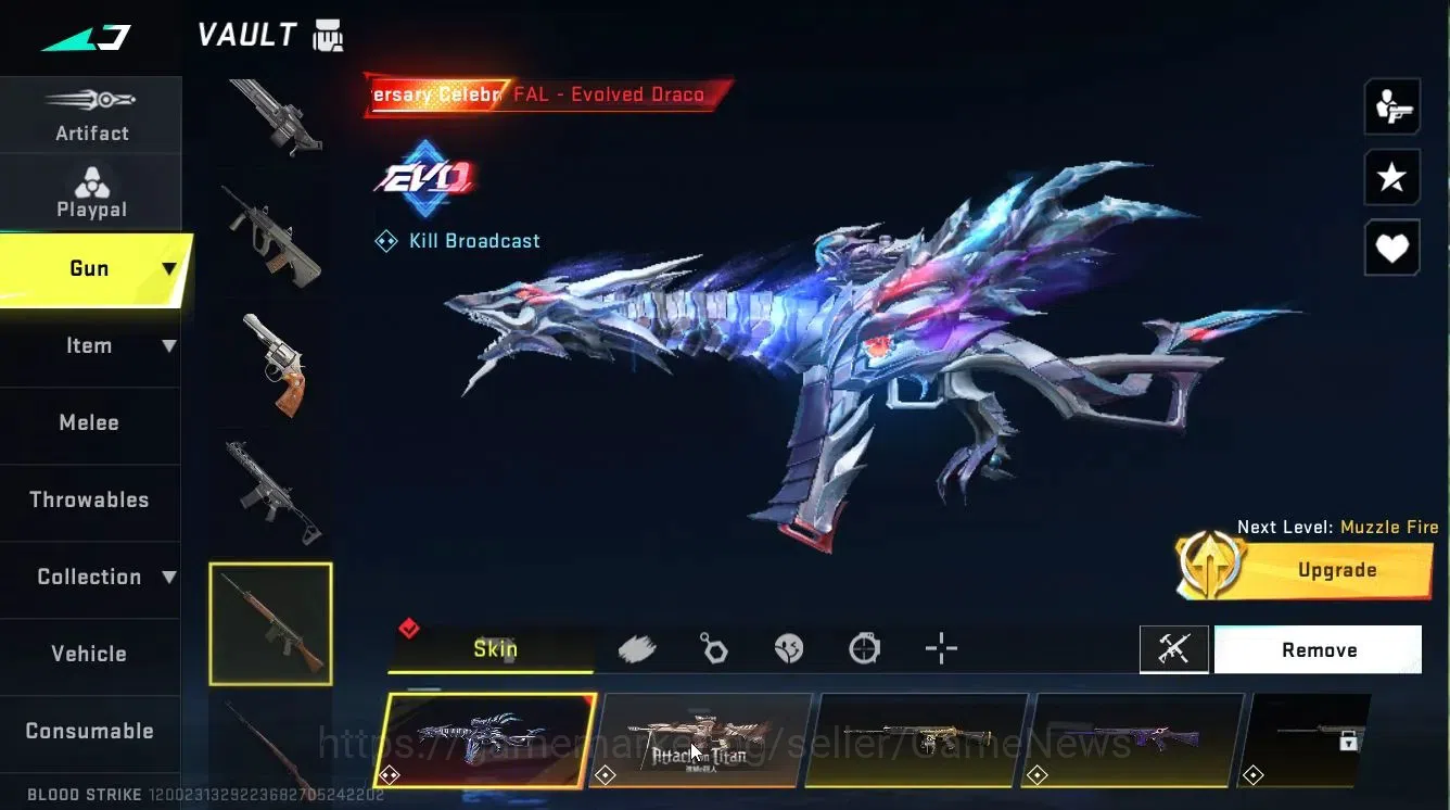 Blood Strike Accounts ASIA|Melee TALON Knife+ULTRA[NOVA,JET,KAG6,Vector, image 12