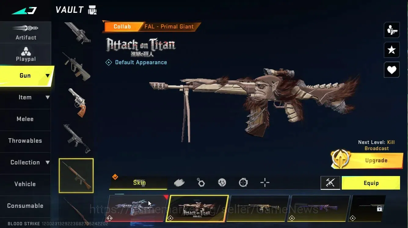 Blood Strike Accounts ASIA|Melee TALON Knife+ULTRA[NOVA,JET,KAG6,Vector, image 13