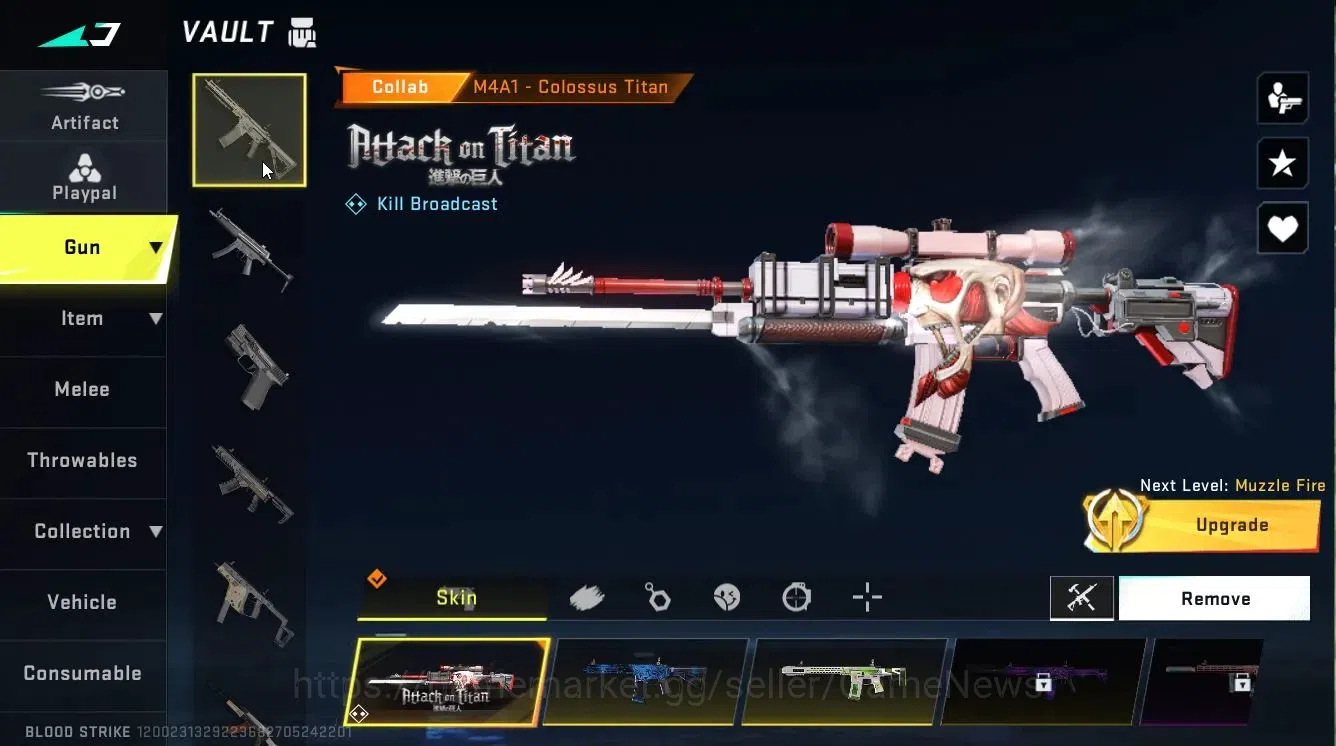 Blood Strike Accounts ASIA|Melee TALON Knife+ULTRA[NOVA,JET,KAG6,Vector, image 7