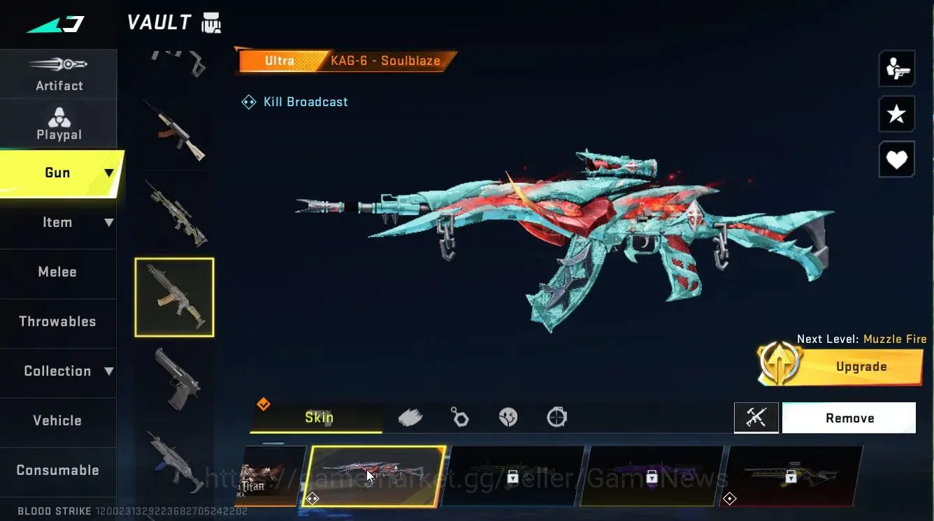 Blood Strike Accounts ASIA|Melee TALON Knife+ULTRA[NOVA,JET,KAG6,Vector, image 9