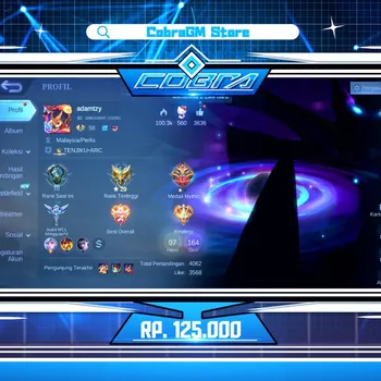 Mobile Legends: Bang Bang Accounts Others Akun Mobile Legends Skin 164 | Grand 1 | Exquisite 2 | Epic 15 | Special 24