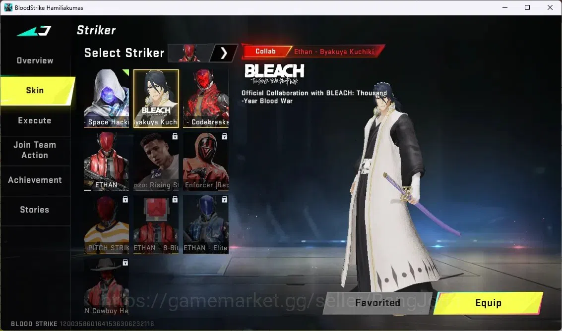 Blood Strike Accounts ASIA |  6 ULTRA GUN | BLEACH Ethan | 3 ULTRA STRIK image 13