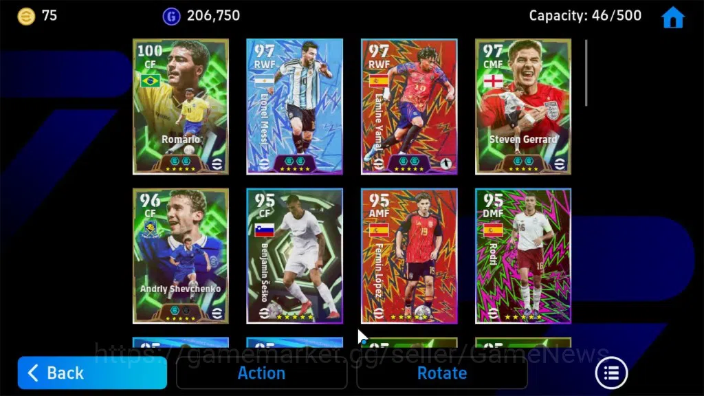 eFootball Accounts Android|Epic Romario,Steven Gerrard,Andriy Shevche image 4