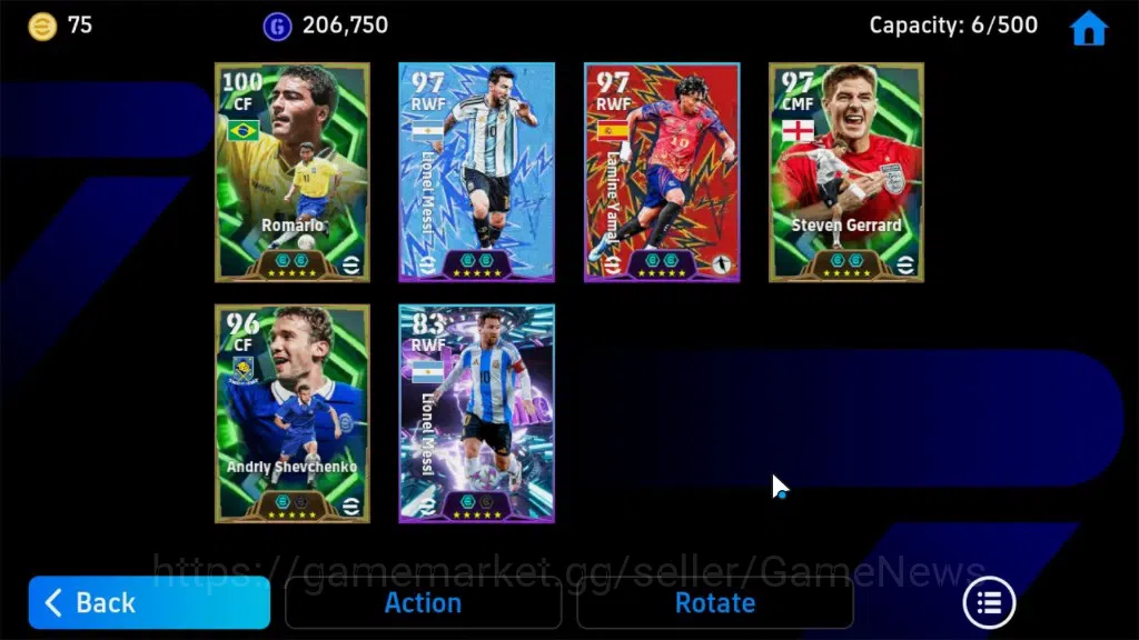 eFootball Accounts Android|Epic Romario,Steven Gerrard,Andriy Shevche image 7