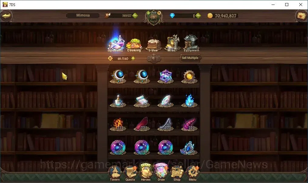 The Seven Deadly Sins: Grand Cross Accounts Global|Chapter 2|640K CC|1 LR+4 UR| Elizabeth,Skul image 10