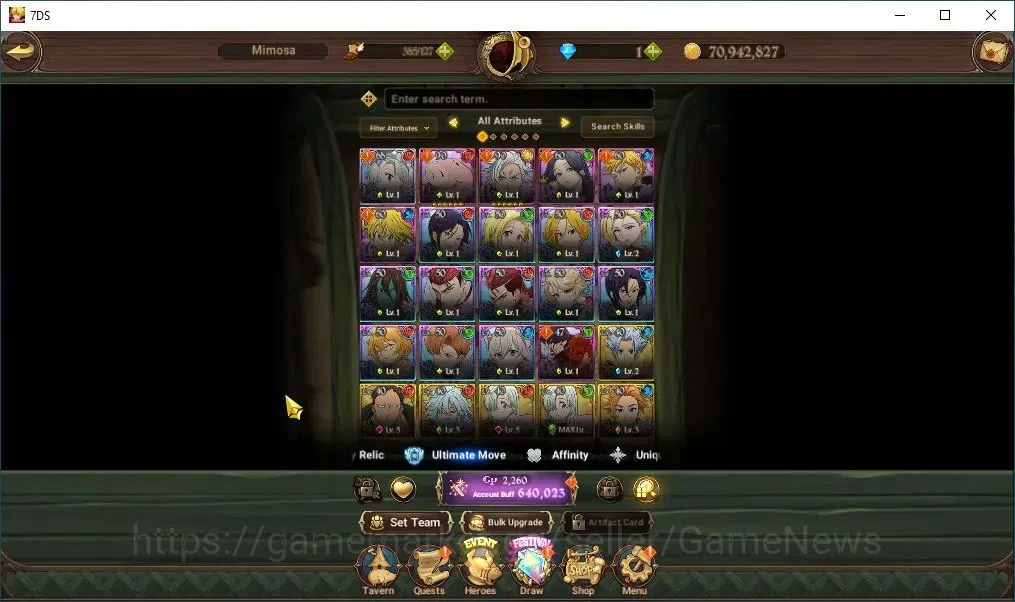 The Seven Deadly Sins: Grand Cross Accounts Global|Chapter 2|640K CC|1 LR+4 UR| Elizabeth,Skul image 4