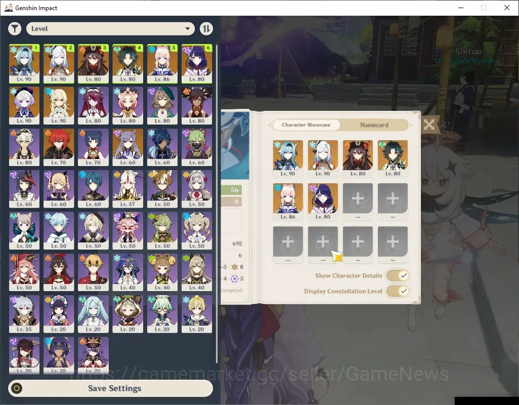 Genshin Impact Accounts ASIA|AR 56|6 Limited + 3 (*5 Weapon)|Eula,Raiden,S image 2