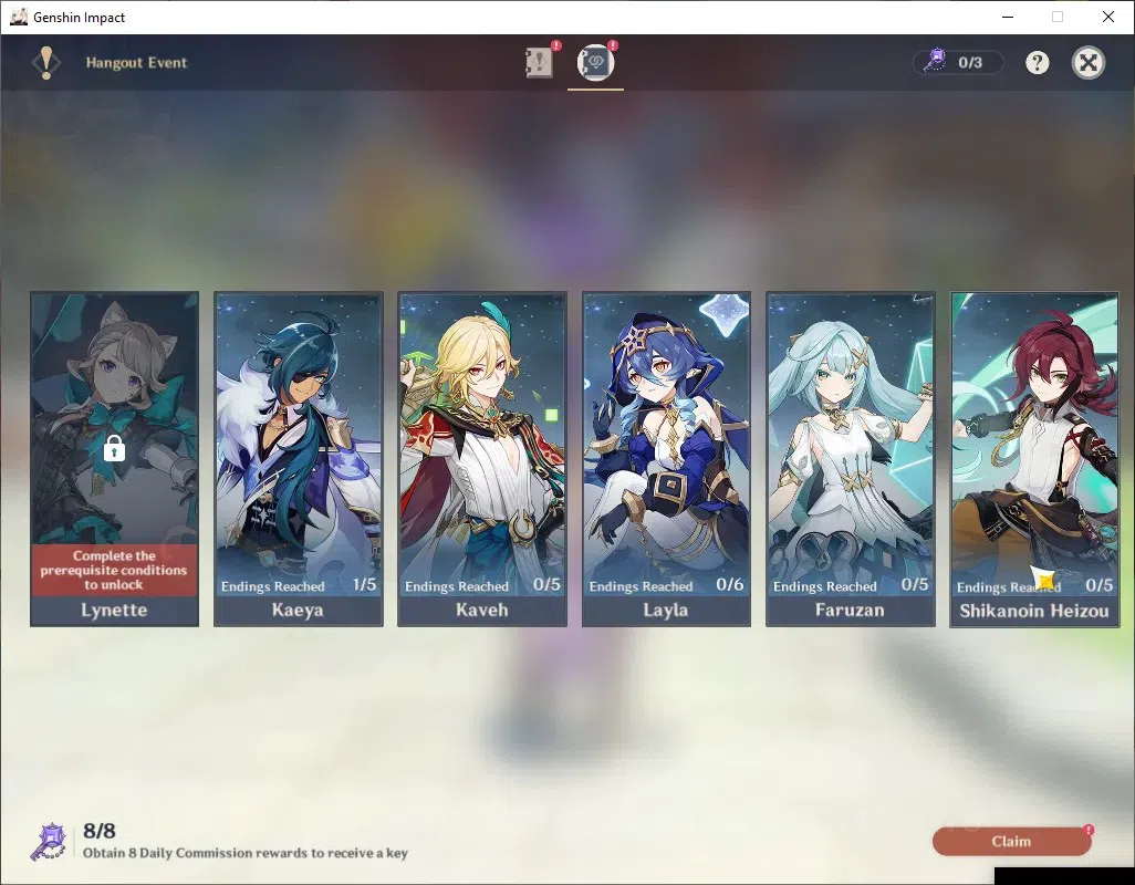 Genshin Impact Accounts ASIA|AR 56|6 Limited + 3 (*5 Weapon)|Eula,Raiden,S image 20