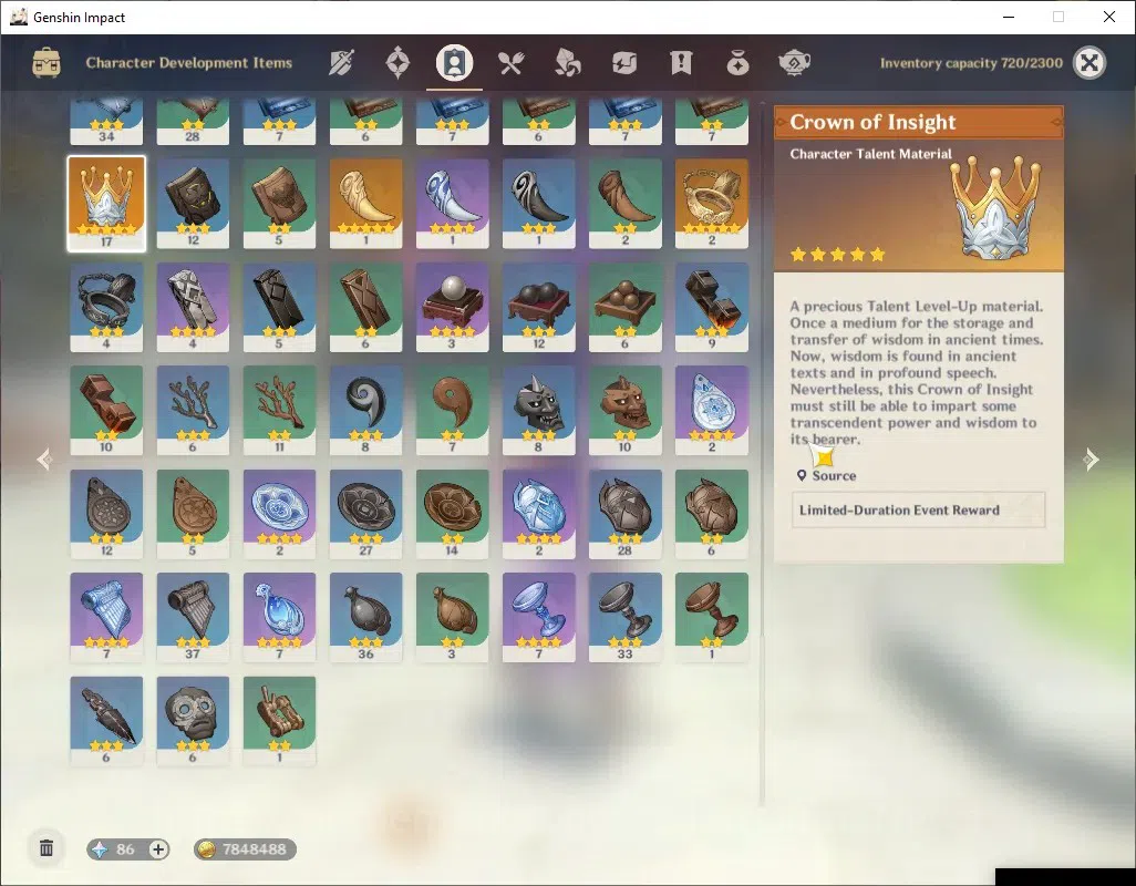 Genshin Impact Accounts ASIA|AR 56|6 Limited + 3 (*5 Weapon)|Eula,Raiden,S image 6