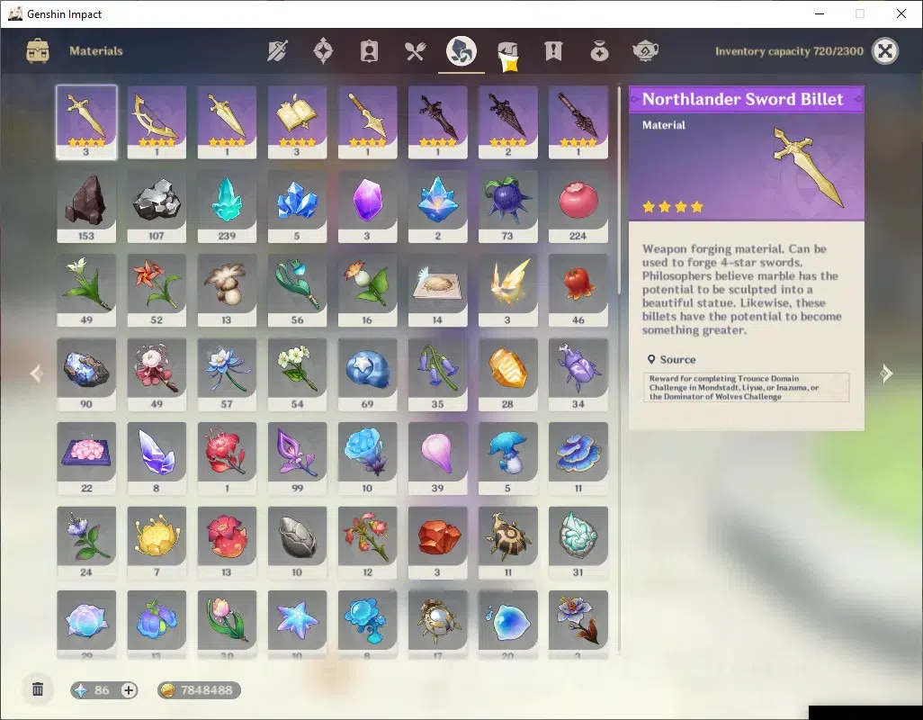 Genshin Impact Accounts ASIA|AR 56|6 Limited + 3 (*5 Weapon)|Eula,Raiden,S image 7