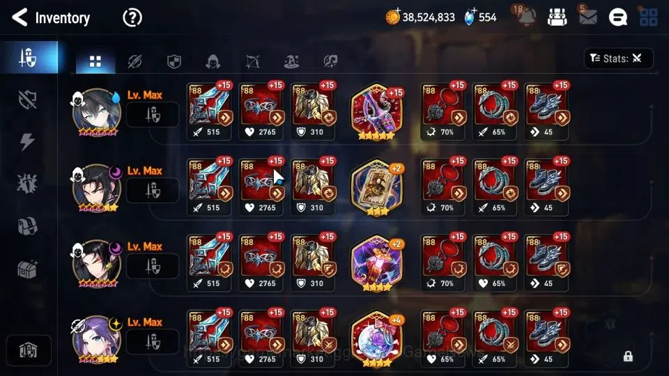 Epic Seven Accounts GLOBAL Unverif|New Era|5 ML(BArunka,Zio,LW Peira)+ image 13