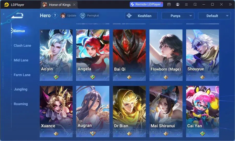 Honor of Kings Accounts Global | 4 Legend Allain, Musashi,Angela,LadySun L image 13