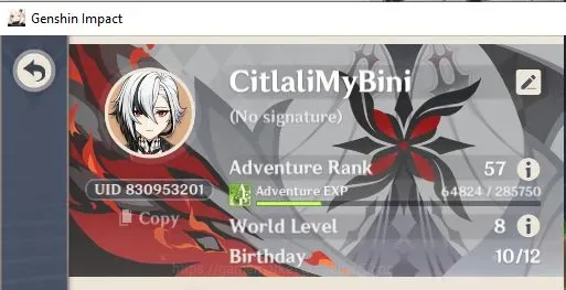 Genshin Impact Accounts Others Asia|AR 57|7limied (*5Wep)|Columbina,Arlechino,Flins,citlali xhilonen,Etc|Abyss 1