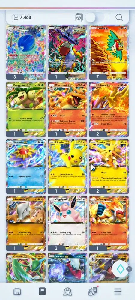 Pokémon TCG Pocket Accounts EN 7,4K Card|142 EX|2 Crown [Mew,Lilligant] 36 Shi image 12