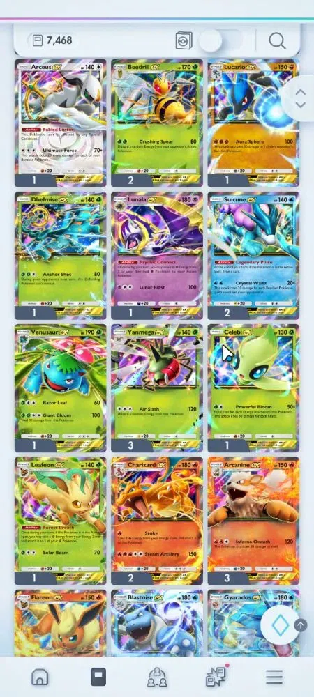 Pokémon TCG Pocket Accounts EN 7,4K Card|142 EX|2 Crown [Mew,Lilligant] 36 Shi image 13