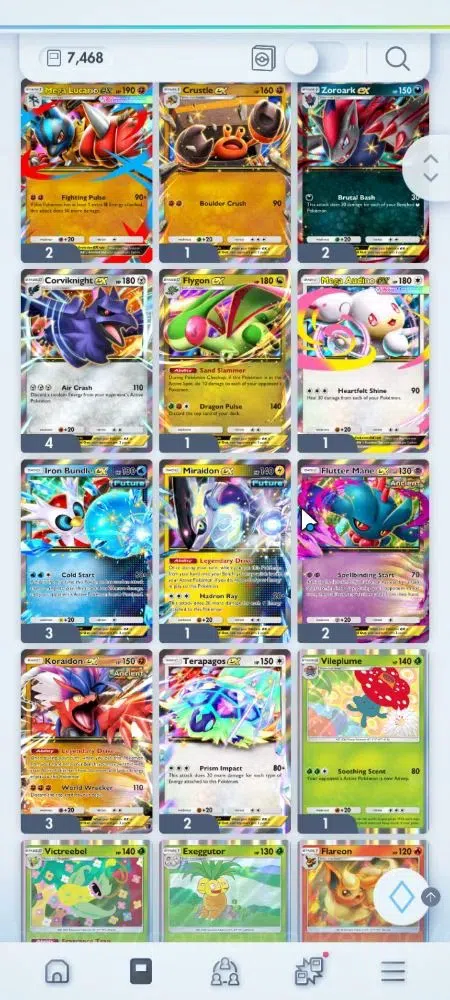 Pokémon TCG Pocket Accounts EN 7,4K Card|142 EX|2 Crown [Mew,Lilligant] 36 Shi image 17