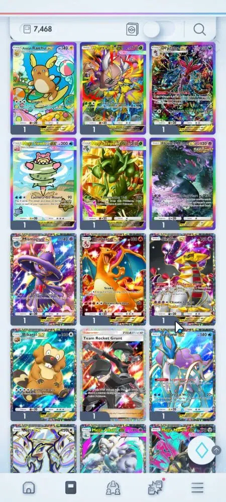 Pokémon TCG Pocket Accounts EN 7,4K Card|142 EX|2 Crown [Mew,Lilligant] 36 Shi image 5