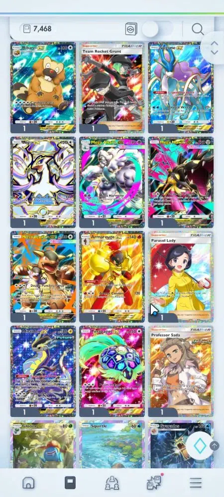 Pokémon TCG Pocket Accounts EN 7,4K Card|142 EX|2 Crown [Mew,Lilligant] 36 Shi image 6