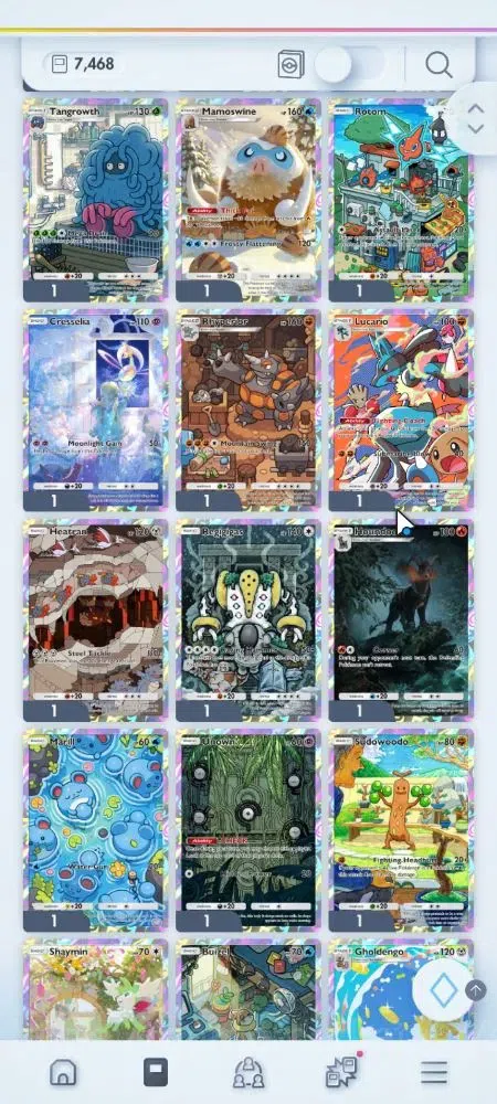 Pokémon TCG Pocket Accounts EN 7,4K Card|142 EX|2 Crown [Mew,Lilligant] 36 Shi image 8