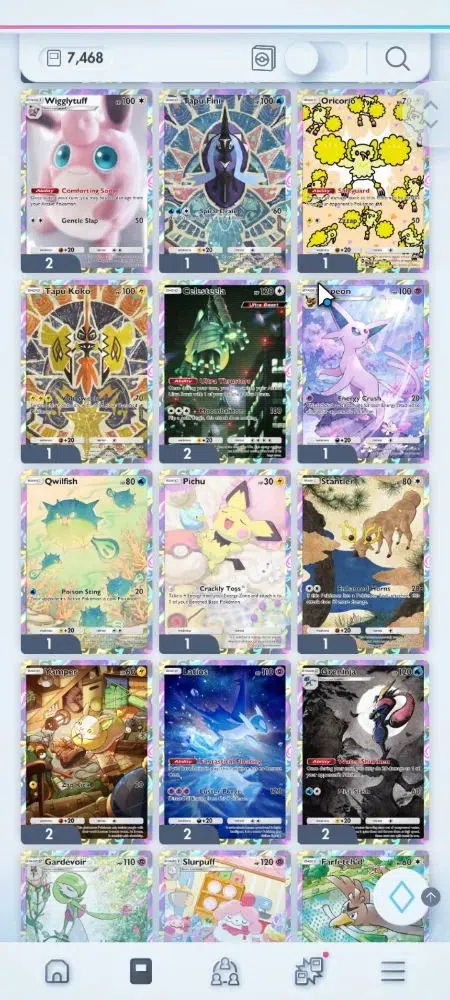 Pokémon TCG Pocket Accounts EN 7,4K Card|142 EX|2 Crown [Mew,Lilligant] 36 Shi image 9