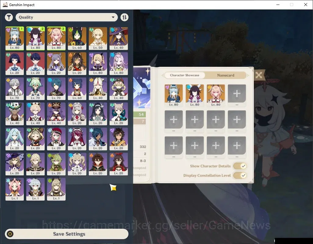 Genshin Impact Accounts Others ASIA|AR 54|3 Limited (Columbina,Ineffa,Linnea) + Standard 1