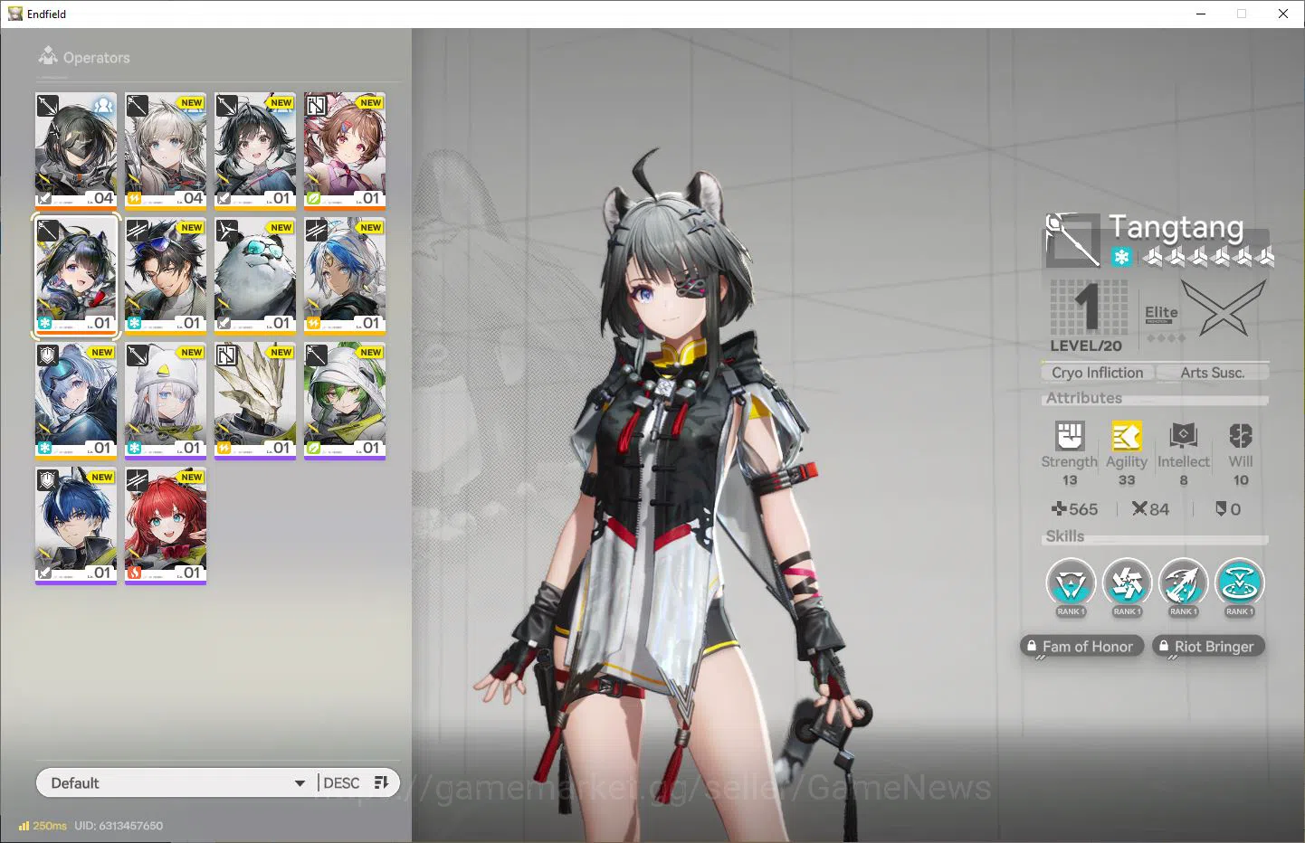 Arknights: Endfield Accounts NA/EU Lv 2 | Fresh Starter 2 SSR Tangtang+Ardelia image 1