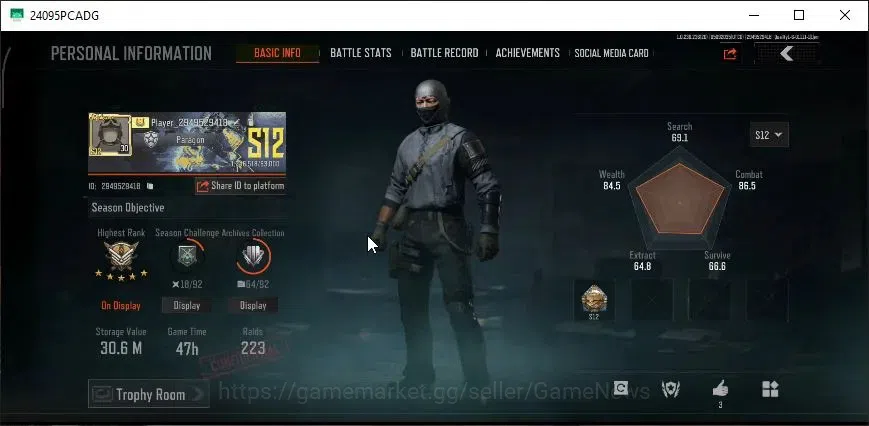 Arena Breakout Accounts MOBILE Lv30|SV 30,6M|CV 20M|3 Set|AN-94 B,AX50 SS, image 2