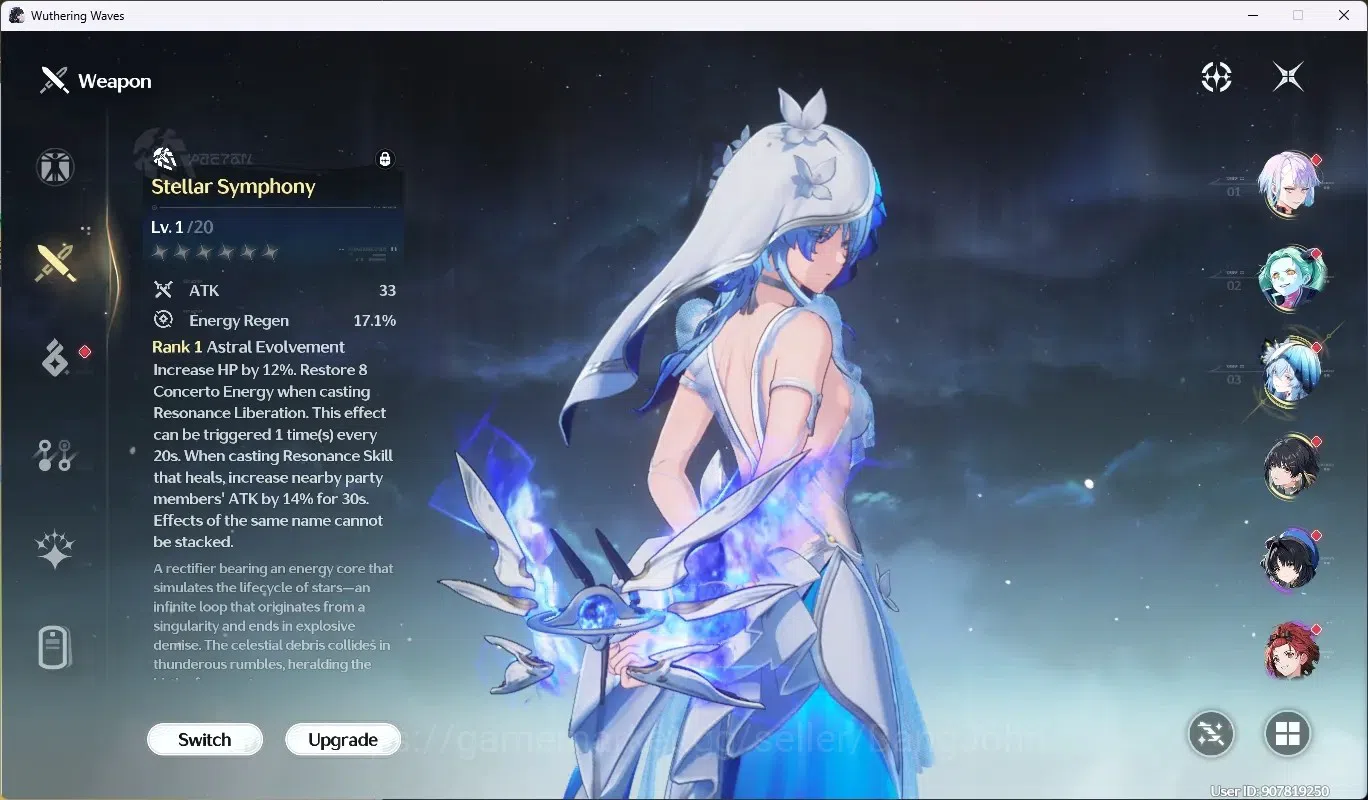 Wuthering Waves Accounts SEA|UL 49|Rank 5|4 Char Limited [Lucy,Shorekeeper, image 5