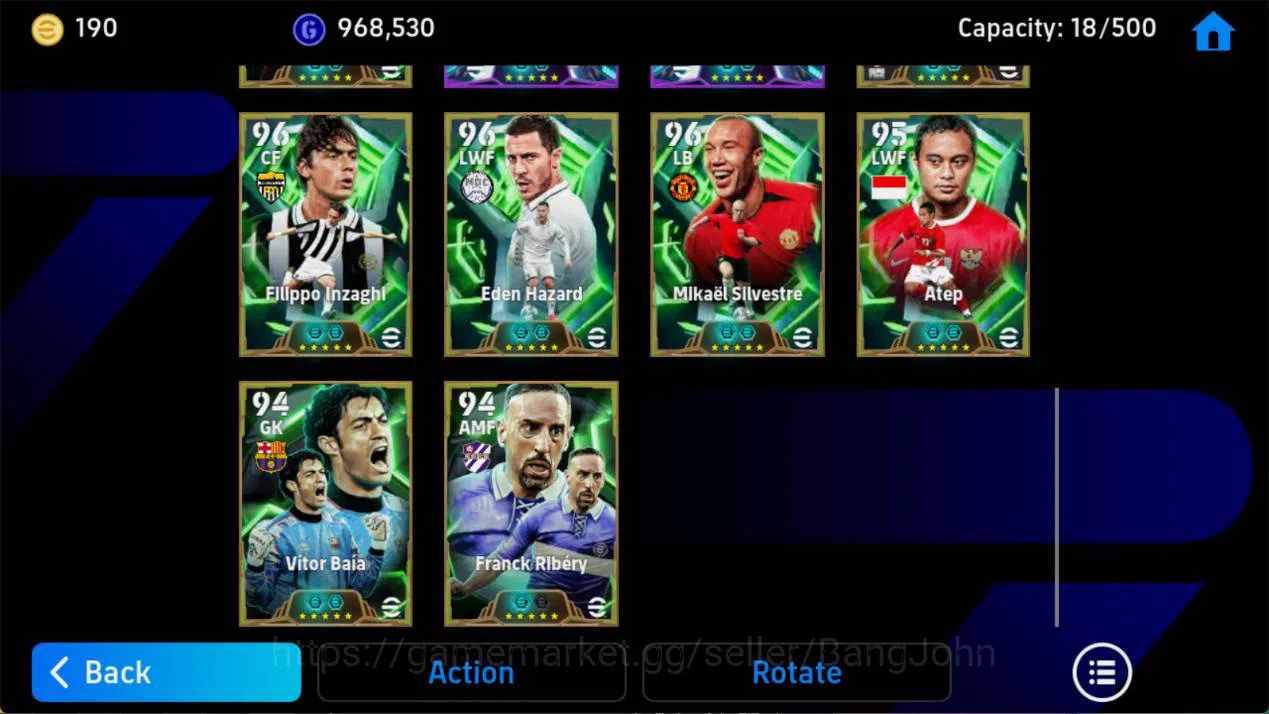 eFootball Accounts Android,PWR 3179,Messi MSN,Vitinha Big,Baresi Epc, image 2