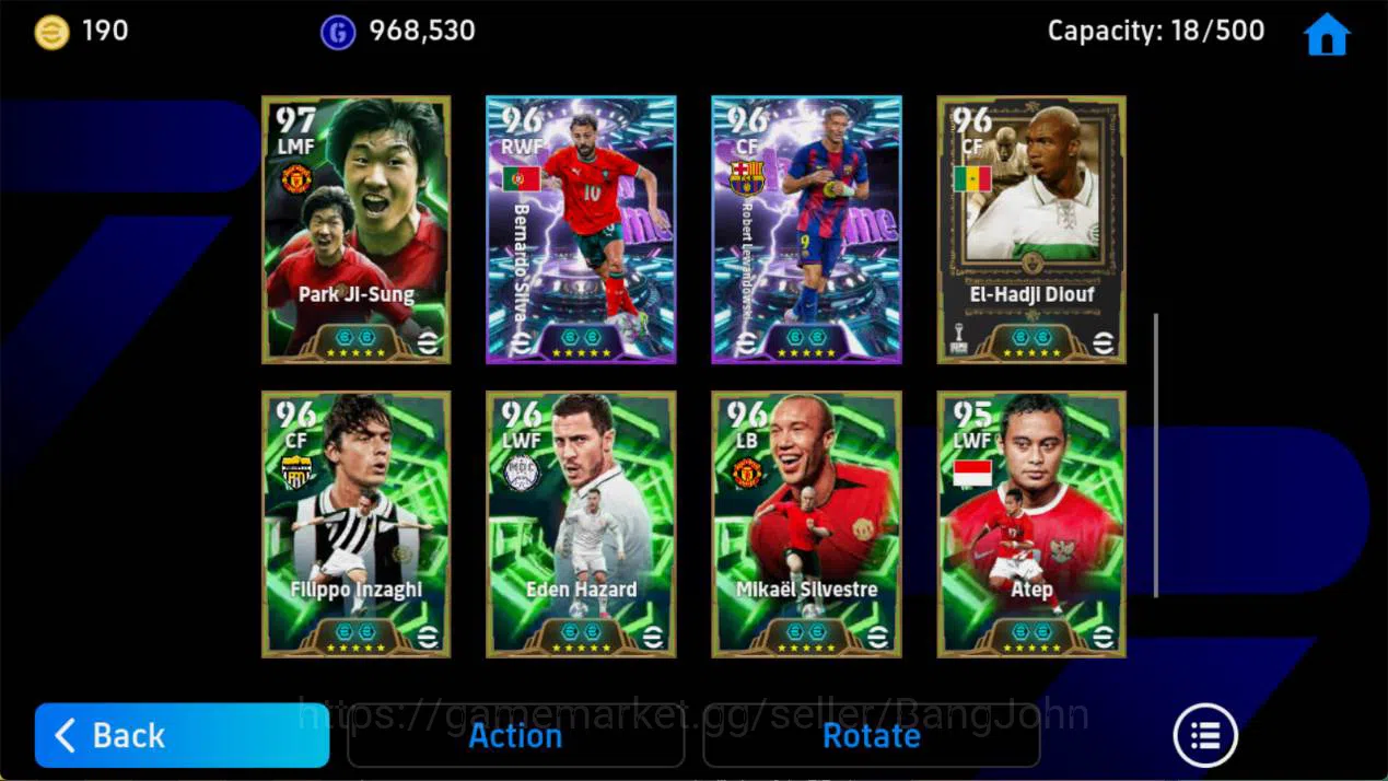 eFootball Accounts Android,PWR 3179,Messi MSN,Vitinha Big,Baresi Epc, image 3