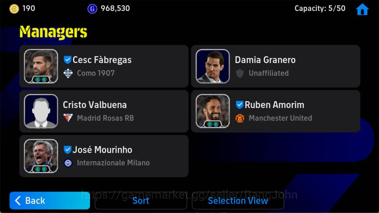 eFootball Accounts Android,PWR 3179,Messi MSN,Vitinha Big,Baresi Epc, image 5