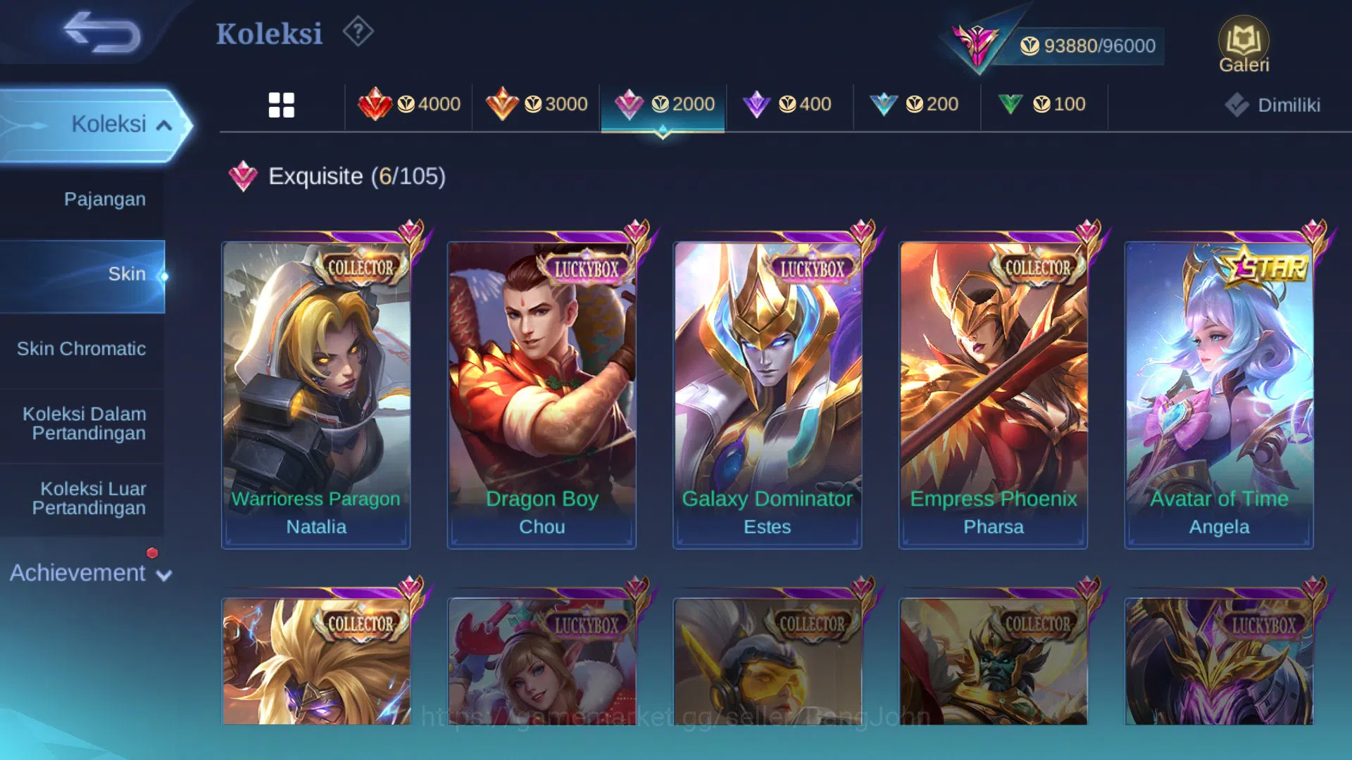 Mobile Legends: Bang Bang Accounts Hero 125 | Skin 294 |Legend Franco|Aspirants Ruby| image 13