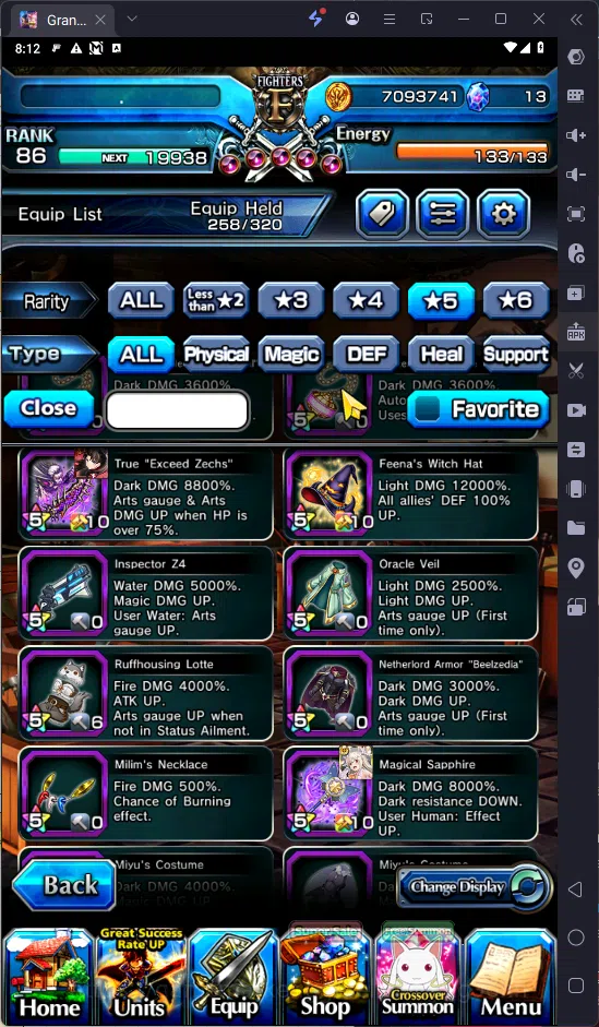 Grand Summoners Accounts GLOBAL | Ascend 7 | S.miyu TW | Chloe TW | Saber T image 14