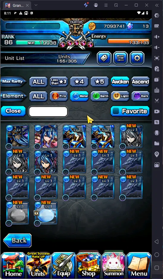 Grand Summoners Accounts GLOBAL | Ascend 7 | S.miyu TW | Chloe TW | Saber T image 5