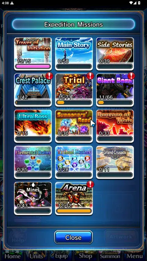 Grand Summoners Accounts Global|Rank 57|379 cc|10 Ascend 6 TW|(Saito,Choi J image 7