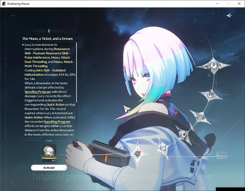 Wuthering Waves Accounts NA |UL 47|2 Limited| Lucy R6+Sign,Rebecca | 121 Lu image 4