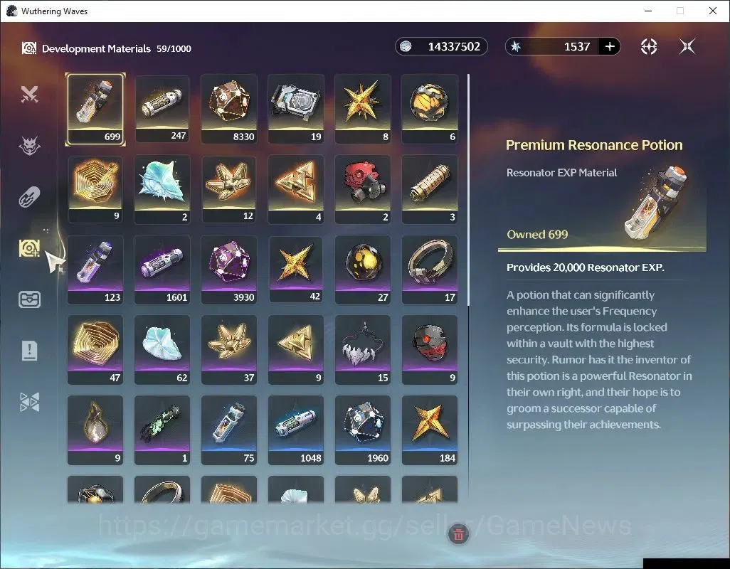 Wuthering Waves Accounts NA |UL 47|2 Limited| Lucy R6+Sign,Rebecca | 121 Lu image 7
