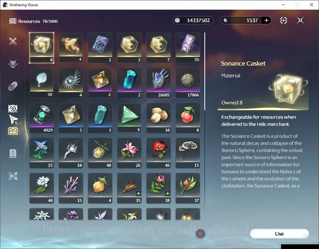 Wuthering Waves Accounts NA |UL 47|2 Limited| Lucy R6+Sign,Rebecca | 121 Lu image 8