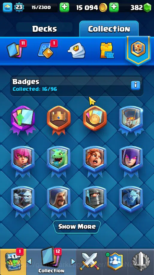 Clash Royale Accounts Lv 23|Trophy 4165|KTL 9|Total Card 72|1 Hero 2 EVO image 2