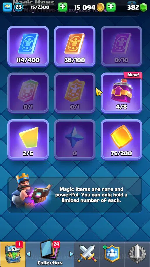Clash Royale Accounts Lv 23|Trophy 4165|KTL 9|Total Card 72|1 Hero 2 EVO image 5