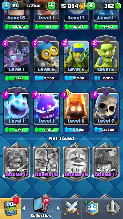 Clash Royale Accounts Lv 23|Trophy 4165|KTL 9|Total Card 72|1 Hero 2 EVO image 7