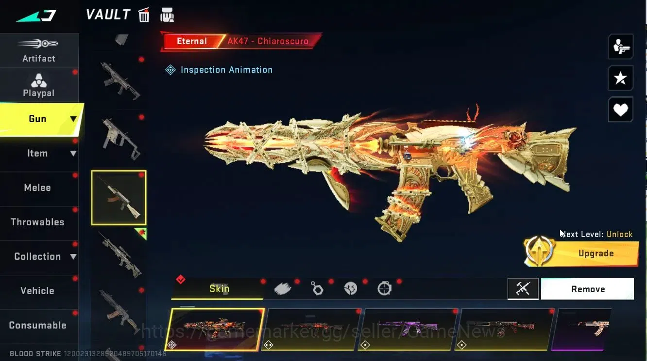 Blood Strike Accounts ASIA|6 ETERNAL[ZERO-Odashadow,AK47 Lv5,M700 Lv3,QB image 14