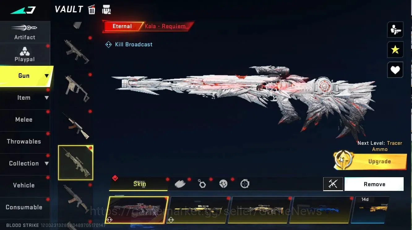 Blood Strike Accounts ASIA|6 ETERNAL[ZERO-Odashadow,AK47 Lv5,M700 Lv3,QB image 16